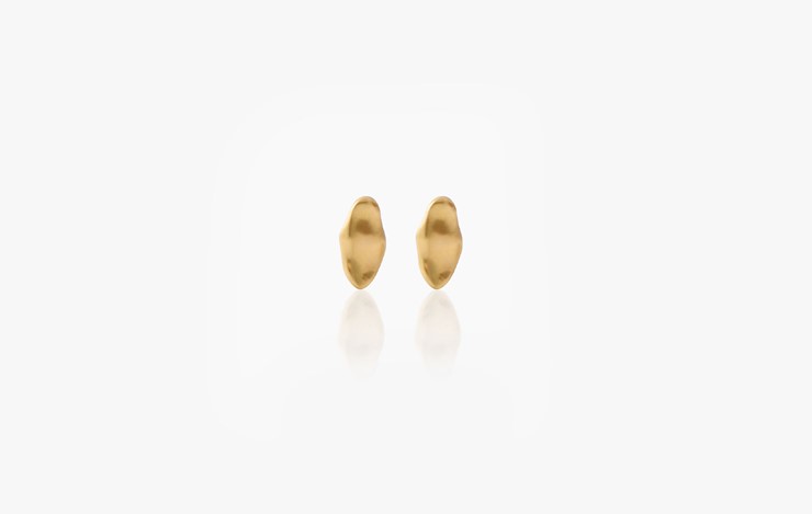 BABY MALAK FLOURISH PURE MINI MARQUISE EARRINGS 